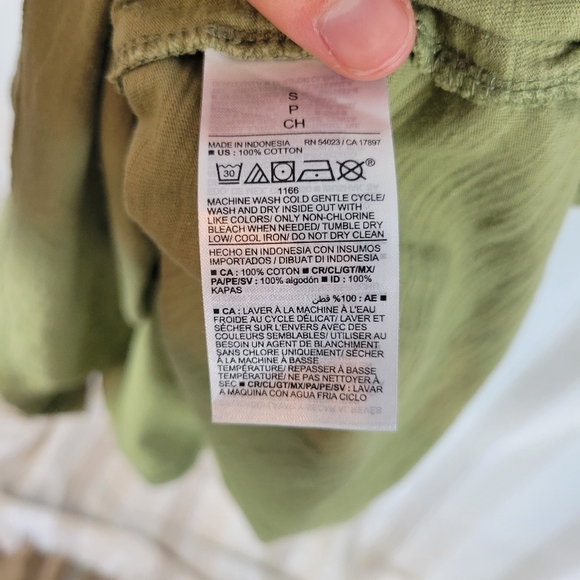 Old Navy 100% Cotton Sundress Mini Dress‎ Green Size Small - Picture 7 of 9